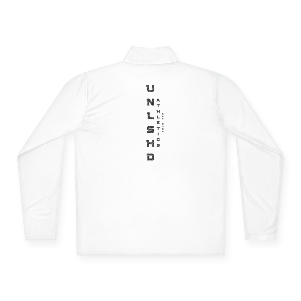 UNLSHD™ VERT. Quarter Zip WHITE