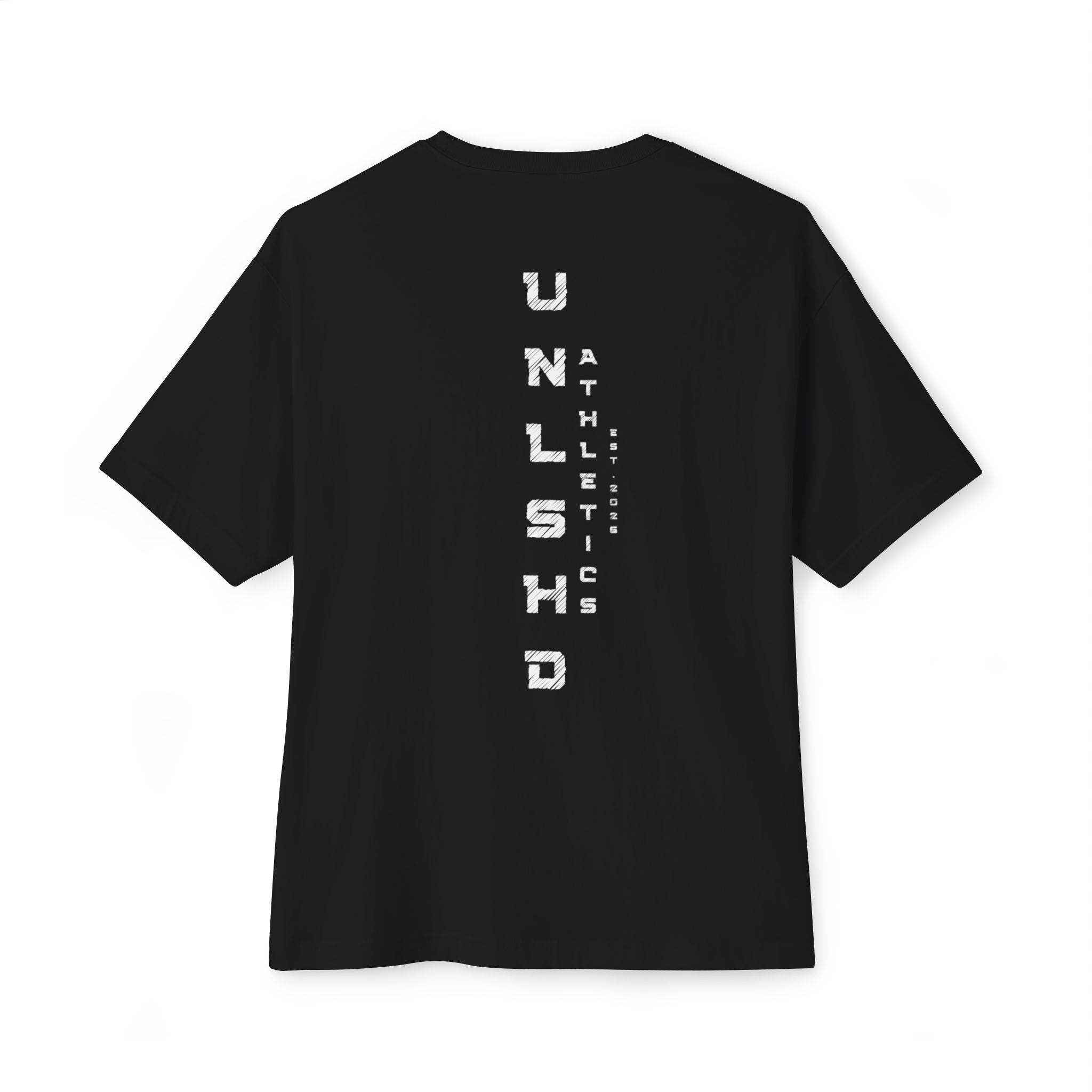 UNLSHD™ Athletics VERT. Box Tee BLACK