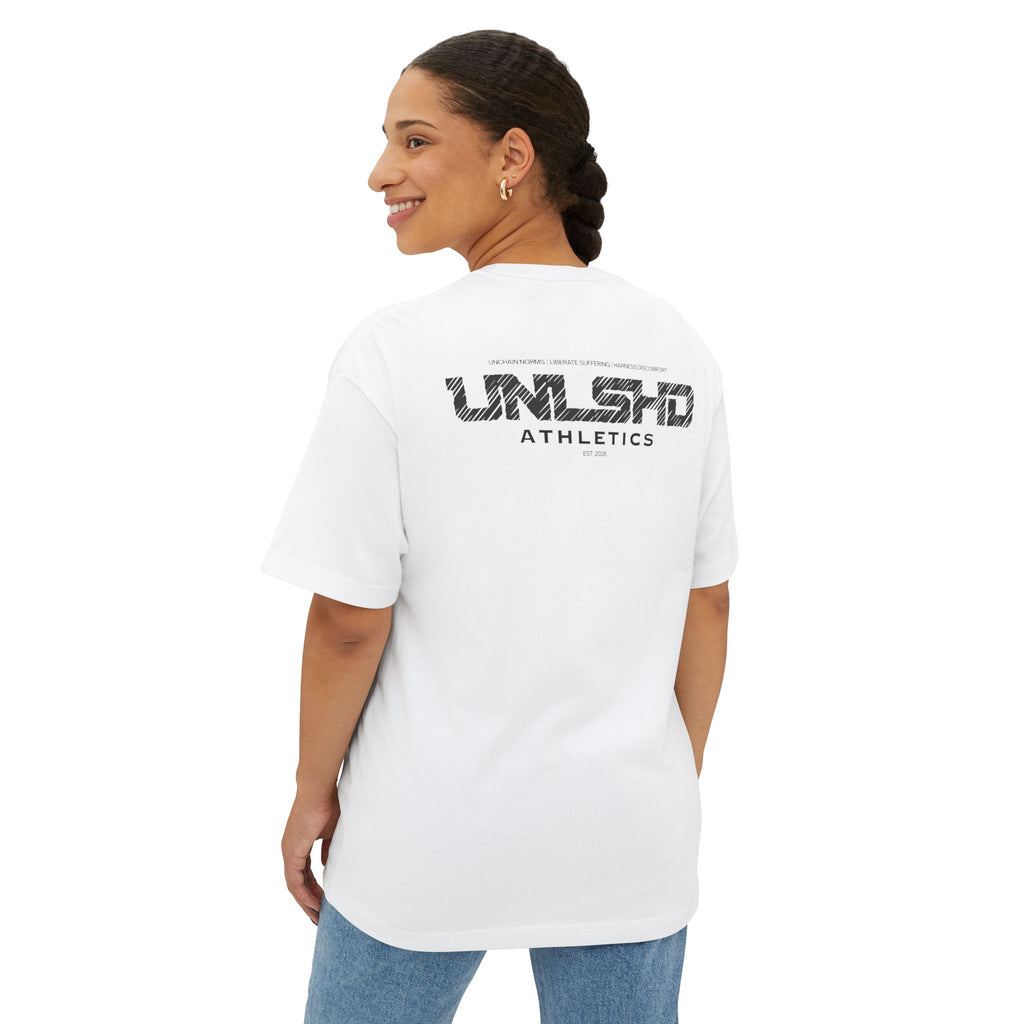 UNLSHD™ Athletics Box Tee WHITE