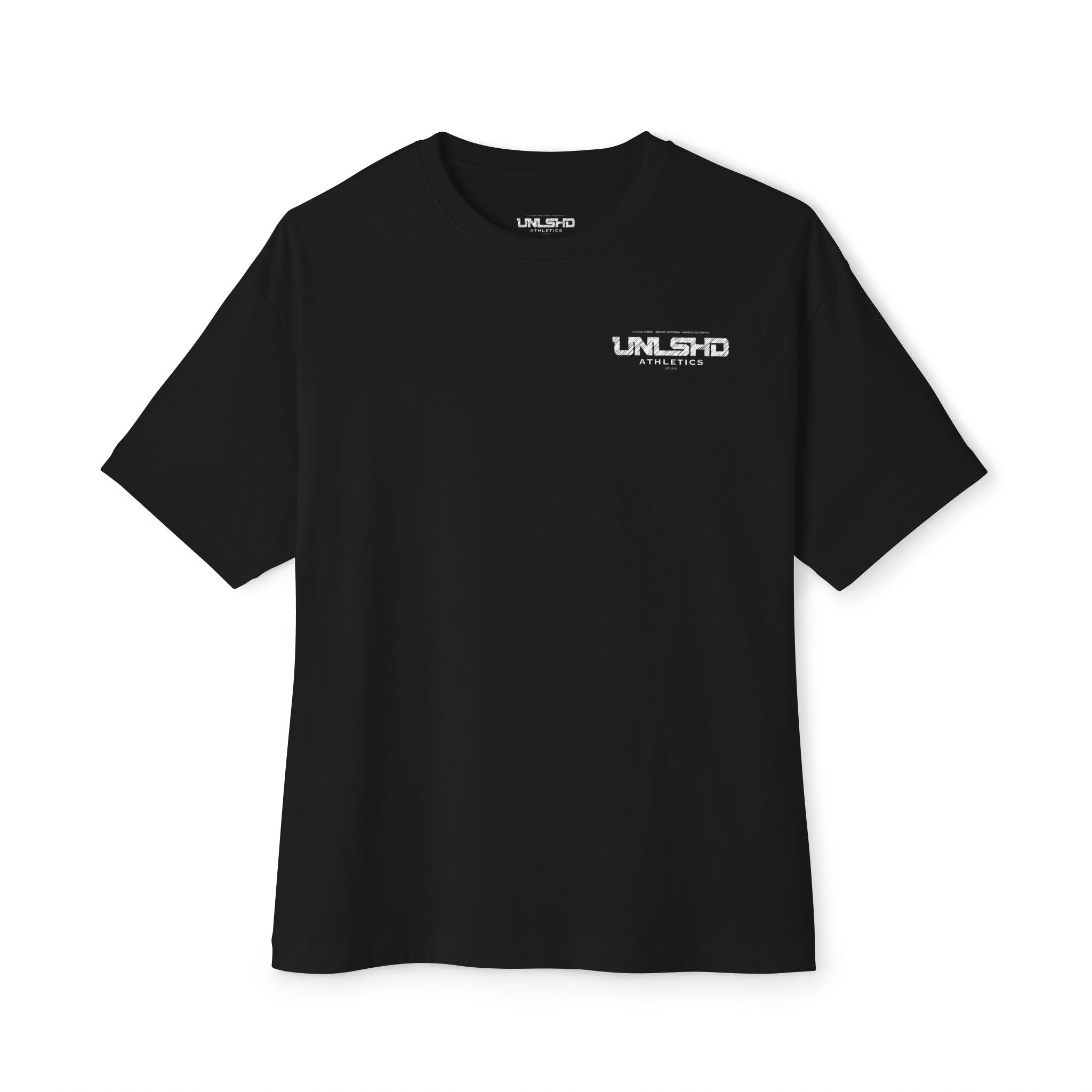 UNLSHD™ Athletics VERT. Box Tee BLACK