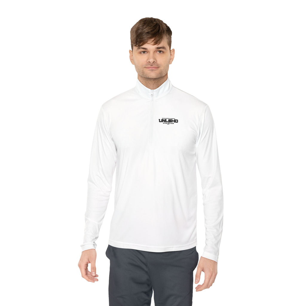 UNLSHD™ VERT. Quarter Zip WHITE